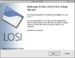 LOSI welcome page