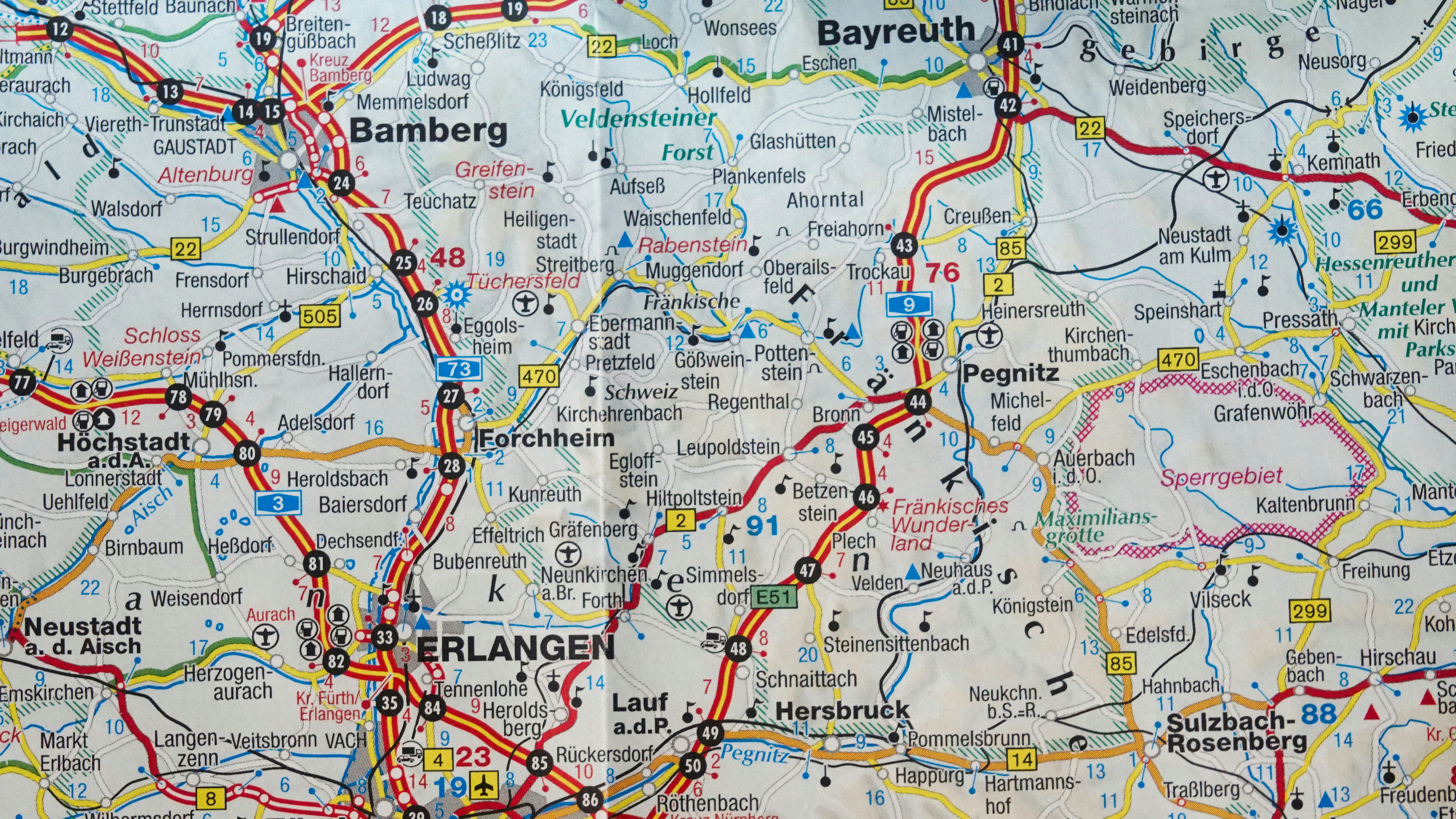 Cover image for the post. A German road map. Photo taken by Thomas Kinto.