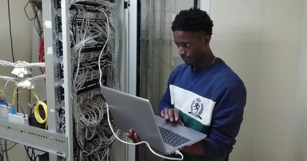 Cover image for the post. Server technichan. Photo taken by Sammy Ayot.